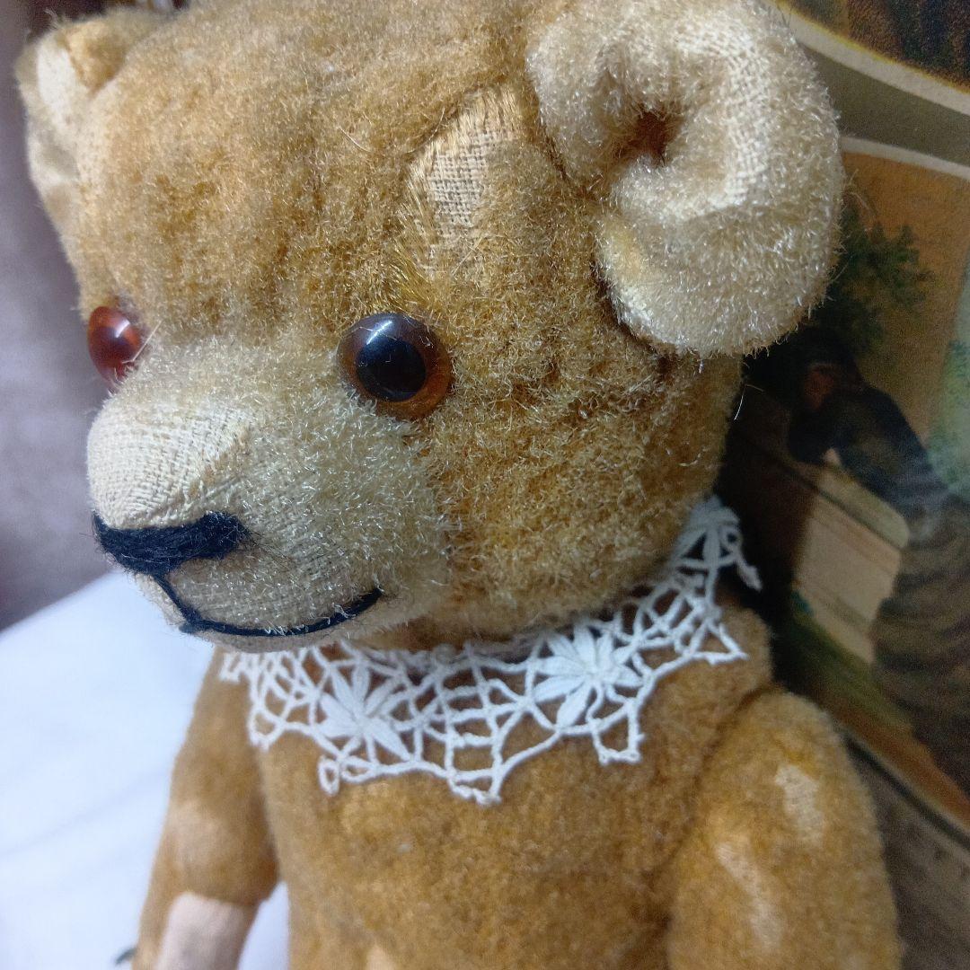 ♥フランスからやって来た優しいお顔のアンティーク　テディベア♥