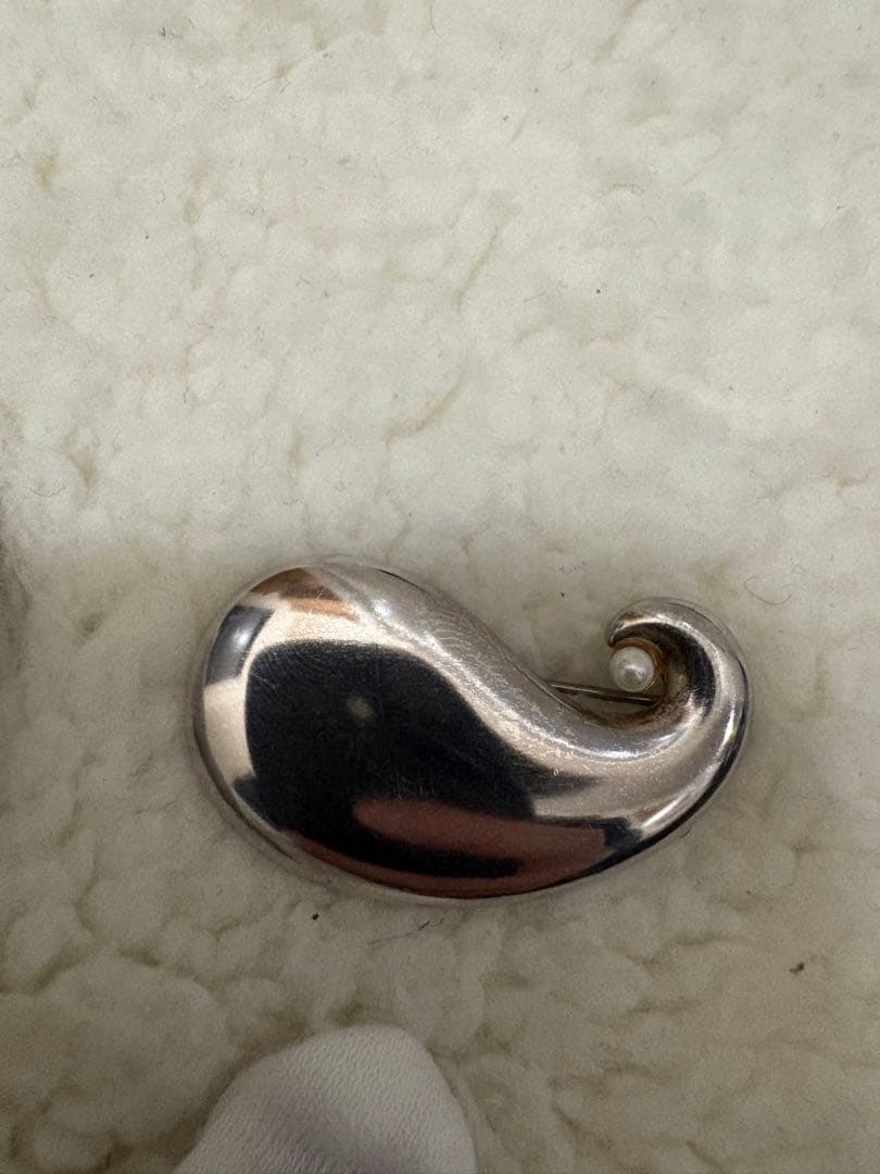 【美品】　ジョージジェンセン　  ブローチ　398