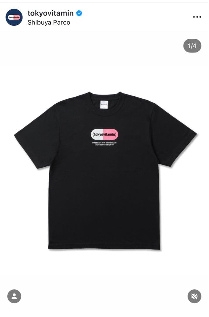tokyovitamin PARCO hypebeast 20th TシャツL