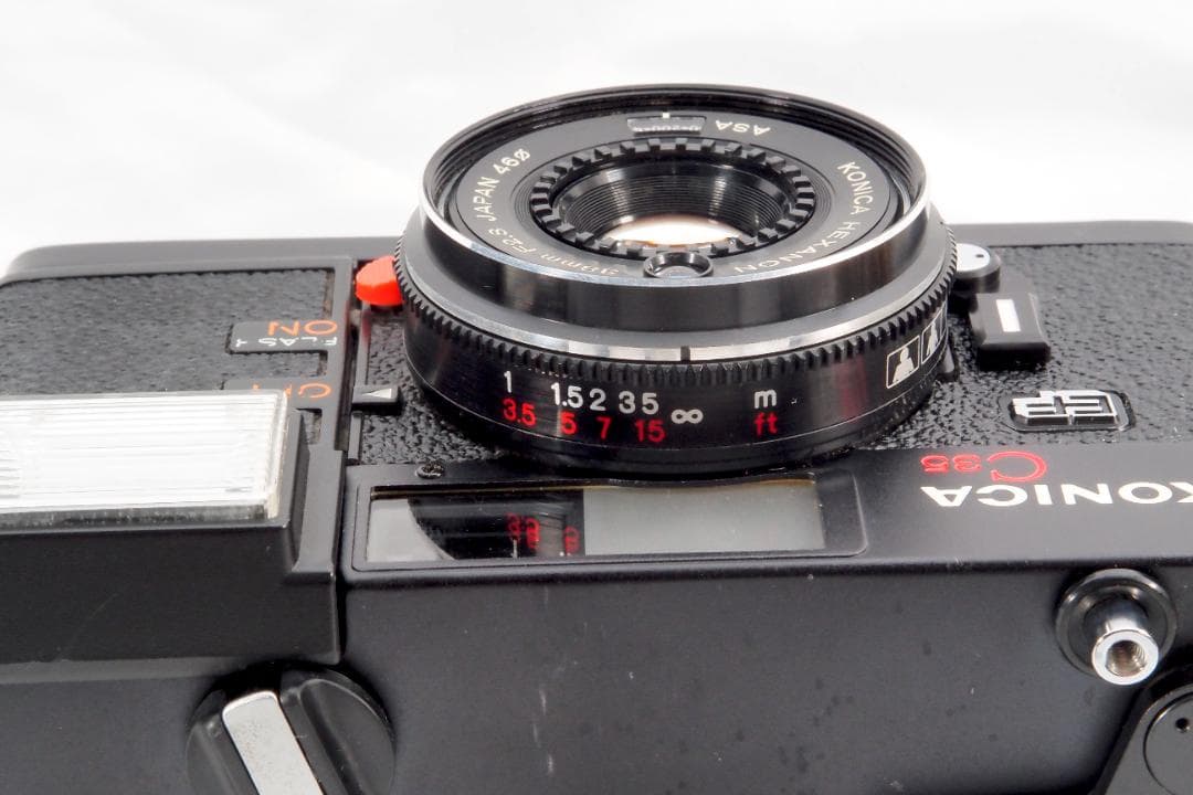 Konica C35 EF 分解整備済 正常動作 ストロボ発光 保証付き 651