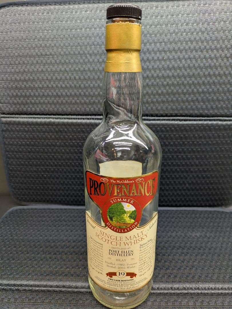 ポートエレン 19年 プロヴェナンス 1982-2002　 ウイスキー 空き瓶