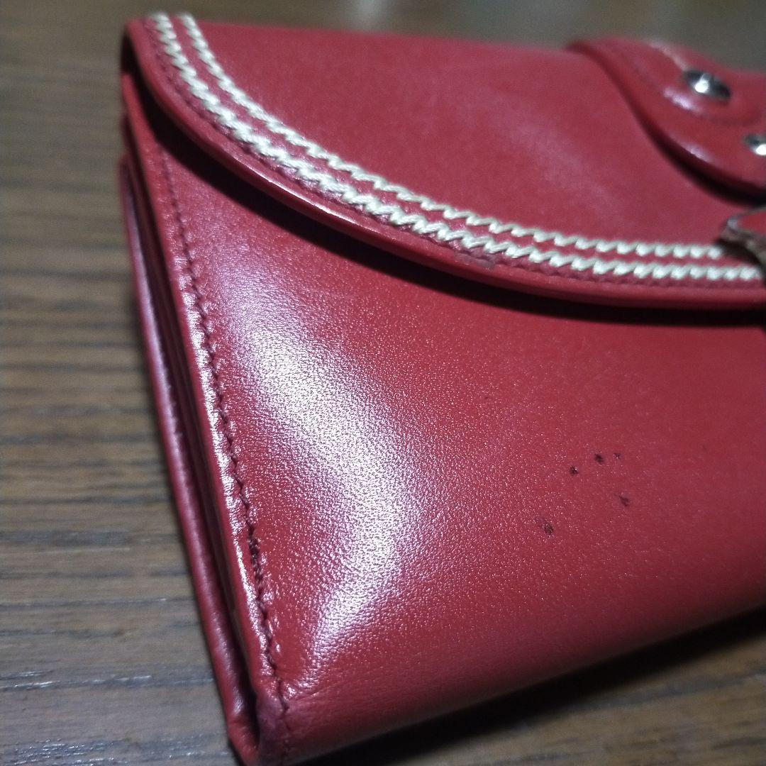 Christian Dior Dチャームイタリア製 二つ折り長財布