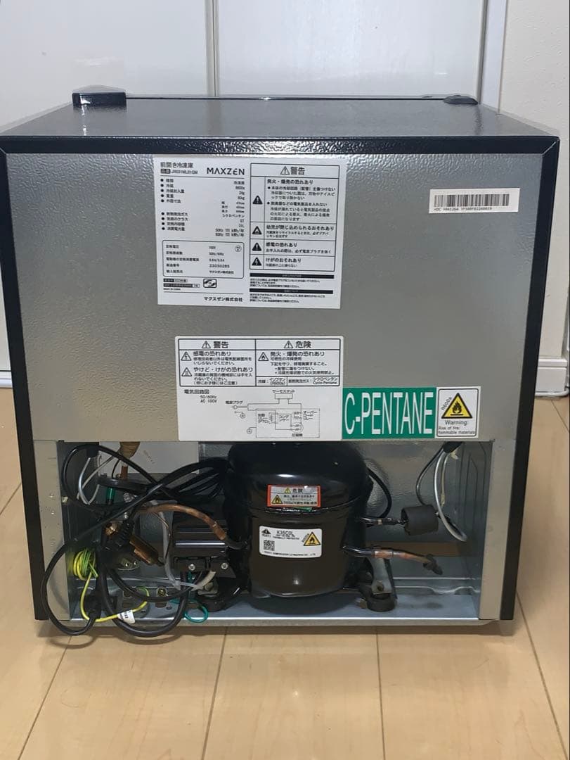 MAXZEN コンパクト冷凍庫　31L