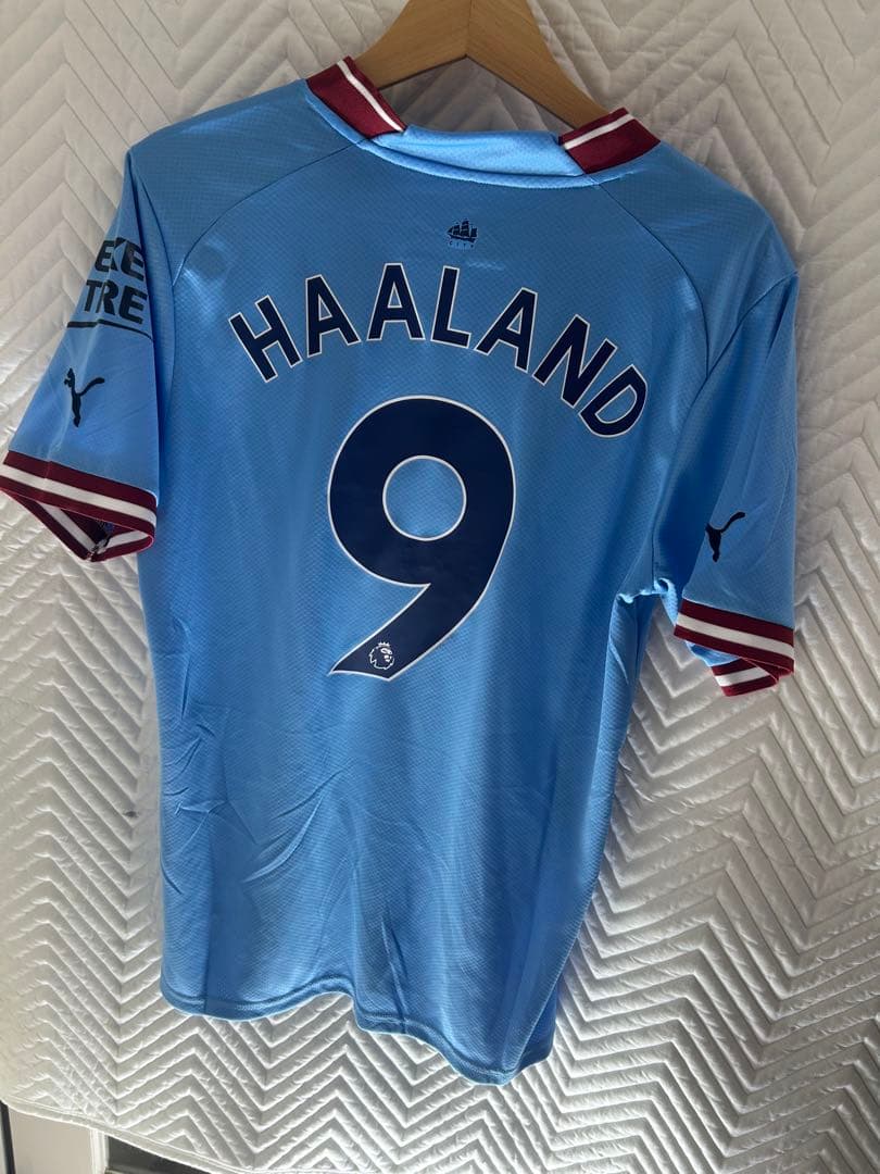 マンチェスターシティ　アーリング・ハーランド選手　2022-23ユニフォーム