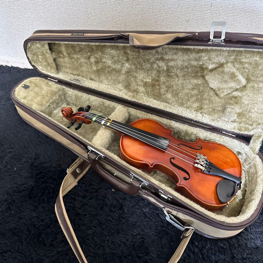 高級 SUZUKI No.500 1/8 バイオリン 弦楽器 ケース付属