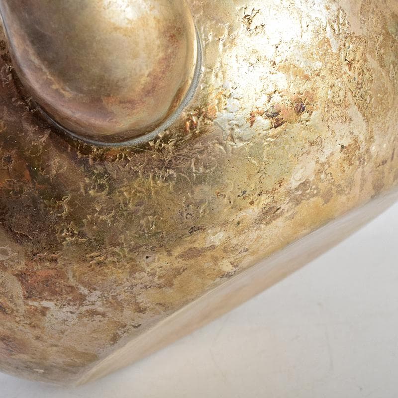 煎茶道具　いぶし銀　銀流　湯沸　約424g　時代箱付　M　R9460