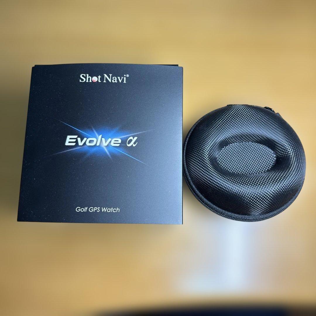 Shot Navi Evolve α Golf GPS Watch ブラック