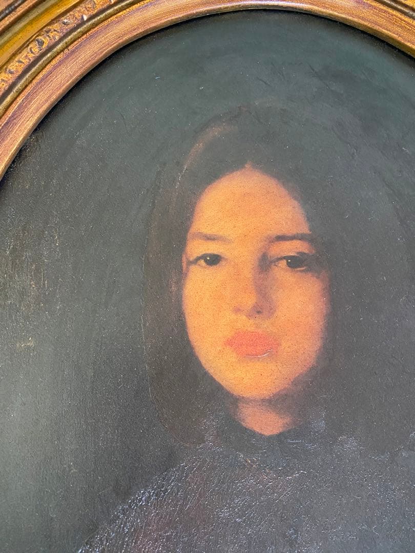 ルーマニア美術館展　ニコラエ　グリゴレスク　マリア・ナクの肖像　複製画