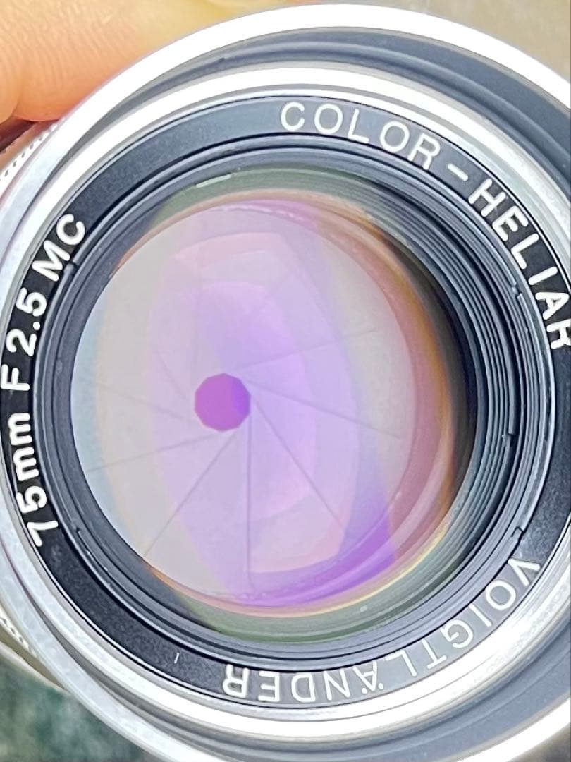 レンズ(単焦点) Voigtlander COLOR-HELIAR 75mm F2.5 MC