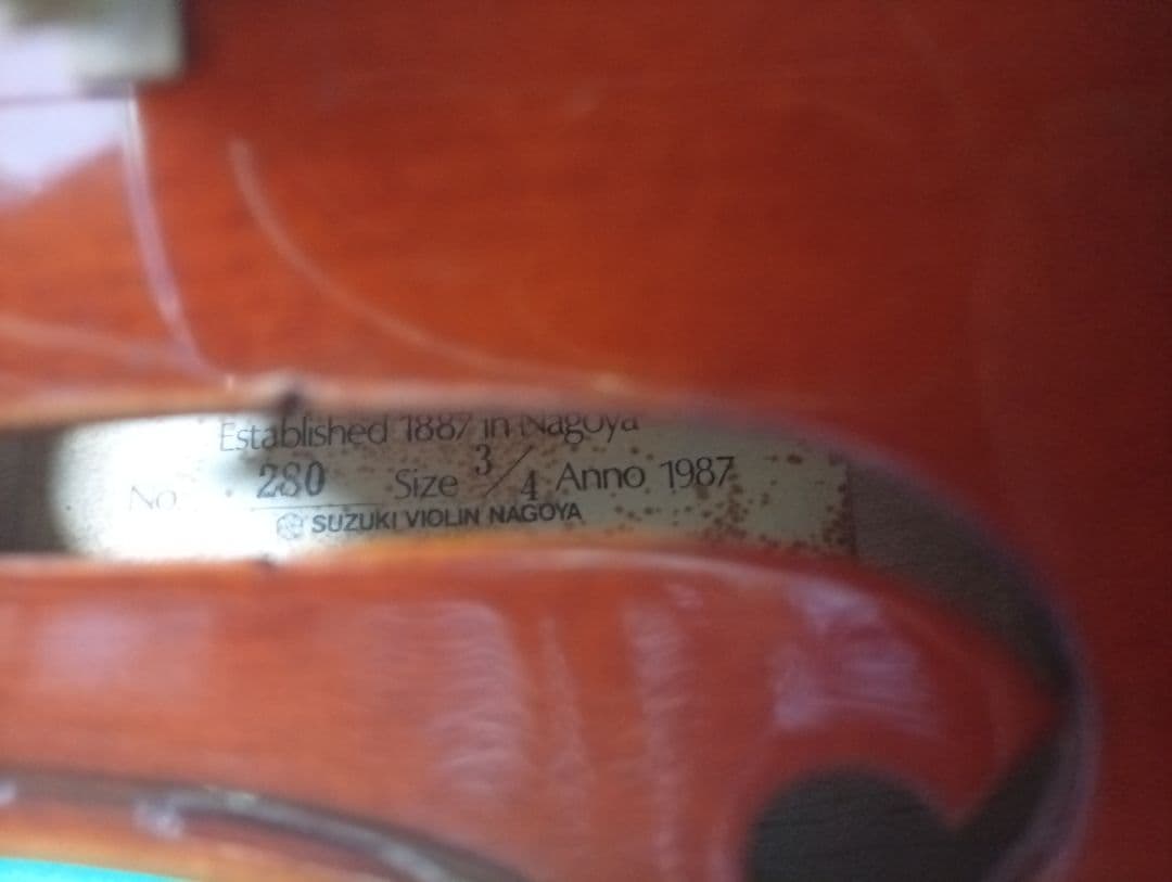 SUZUKI バイオリン No.280 3/4サイズ