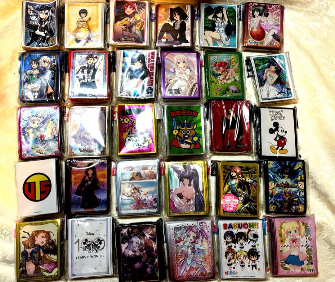 【大量】キャラクタースリーブ まとめ売り270個セット＋おまけ