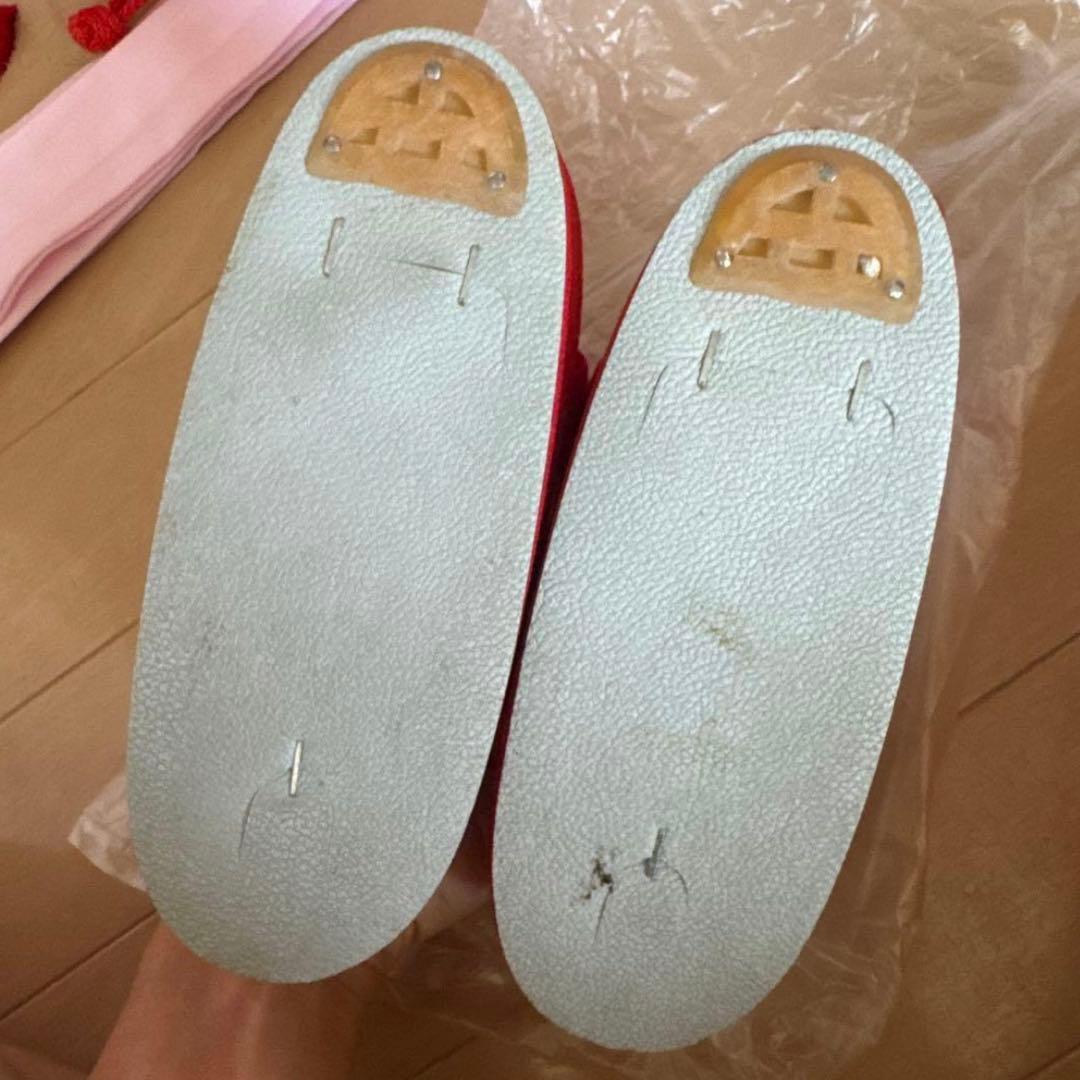 七五三 3歳　被布コート着物セット【つけ毛・髪飾り・草履・かかと止め付き】