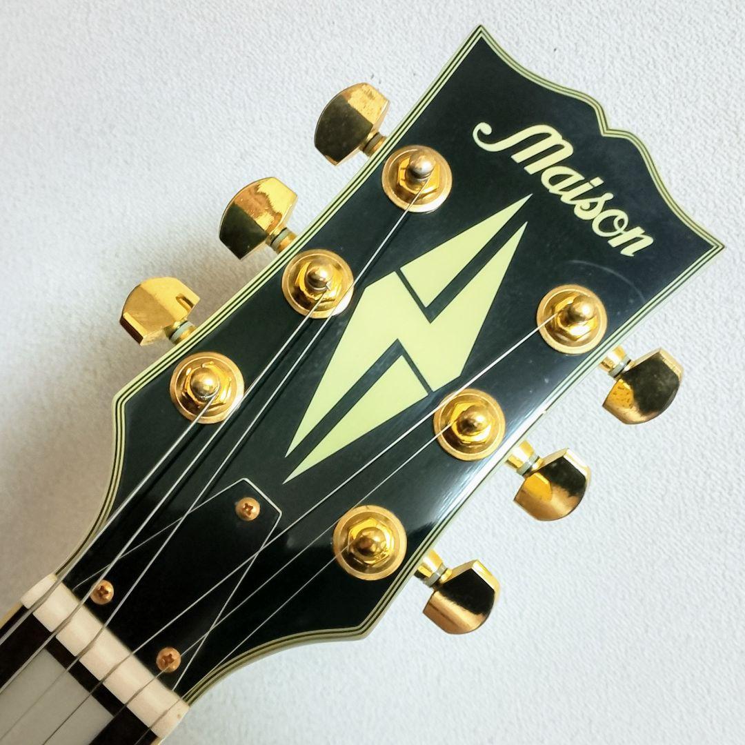美品　Maison　LP-38　レスポールカスタムタイプ　エレキギター　弦は新品