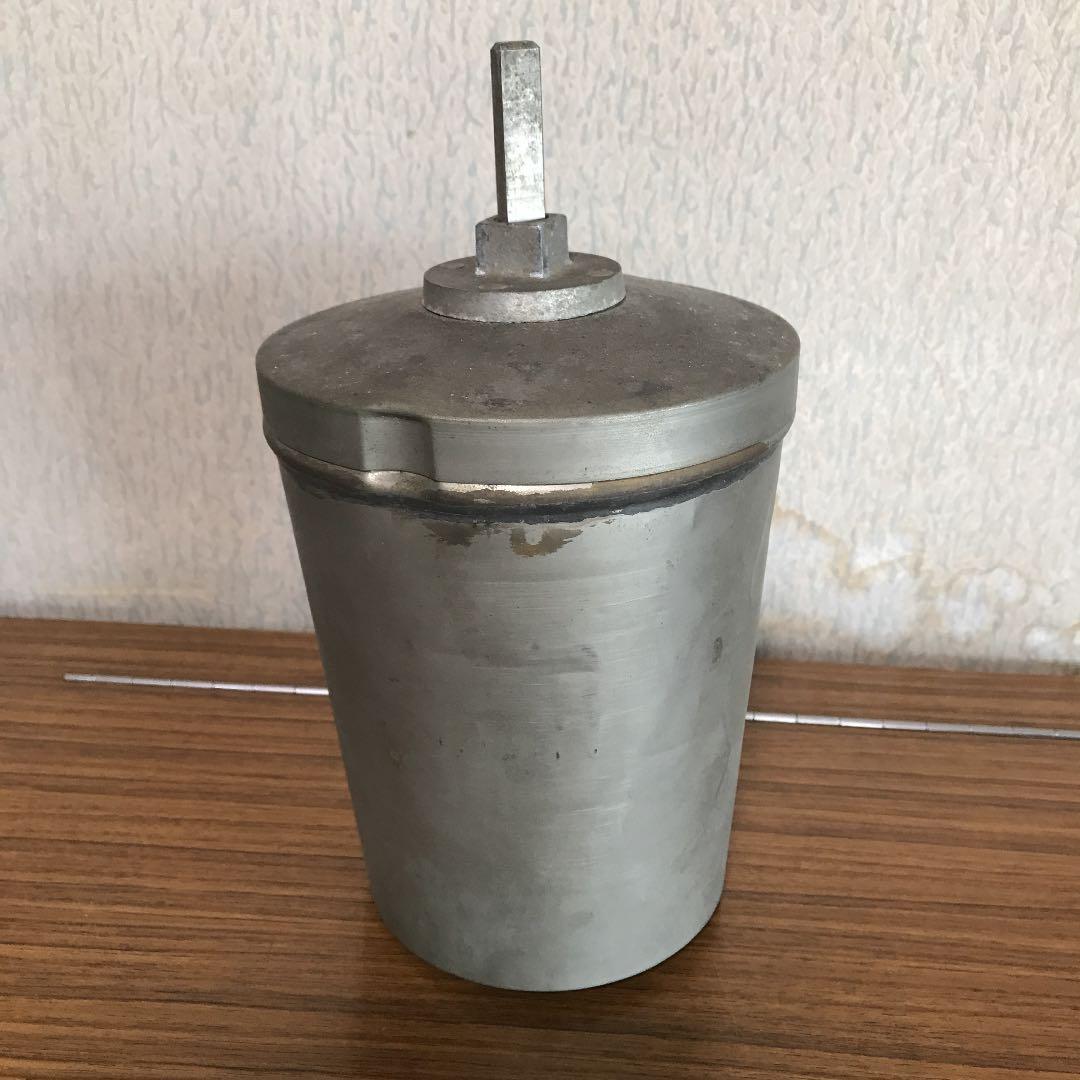 木製バケツ型アイスクリームメーカー　骨董品