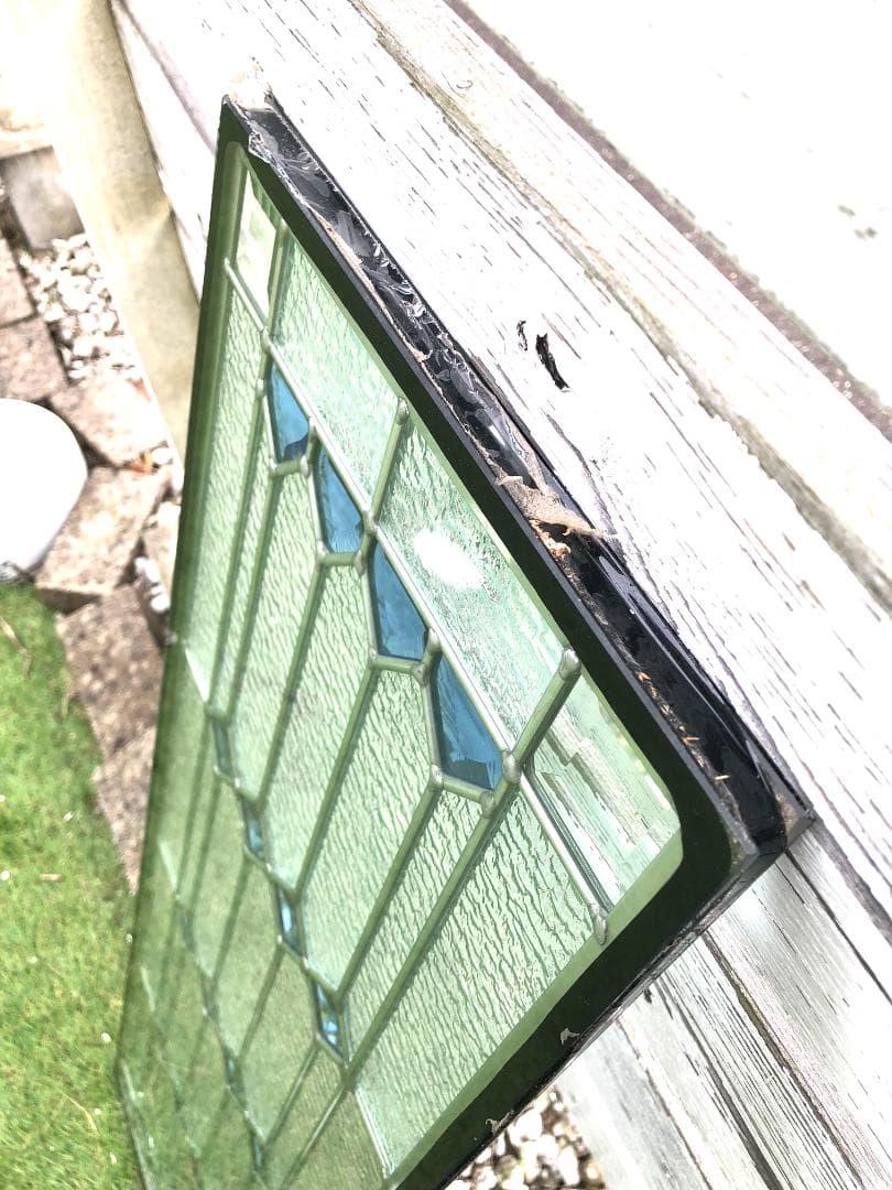 三重構造 大型 ステンドグラスパネル 高性能 住宅 玄関 リフォーム用 DIY