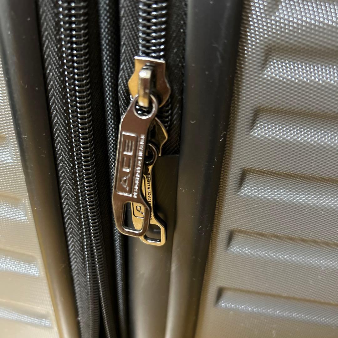 ACE グレー ストライプキャリーケース