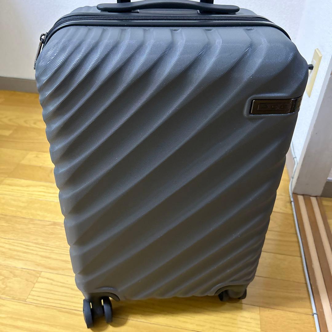 ACE グレー ストライプキャリーケース