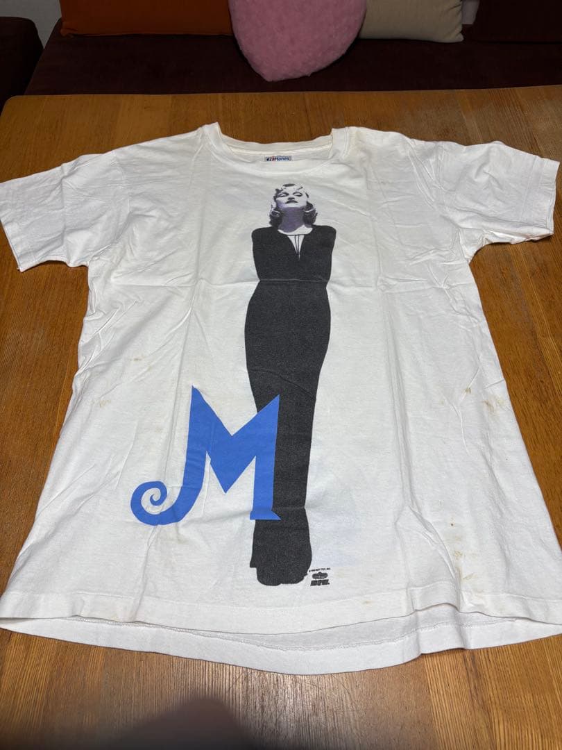 マドンナ Tシャツ Hanes Lサイズ 100%コットン