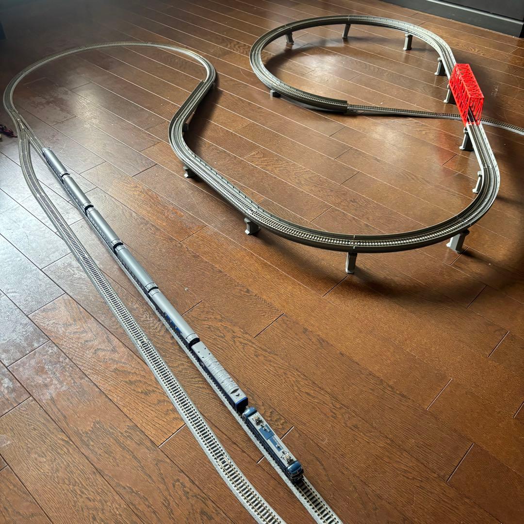 KATO ユニトラック 立体交差 エンドレスレールセット ポイント 鉄橋 線路