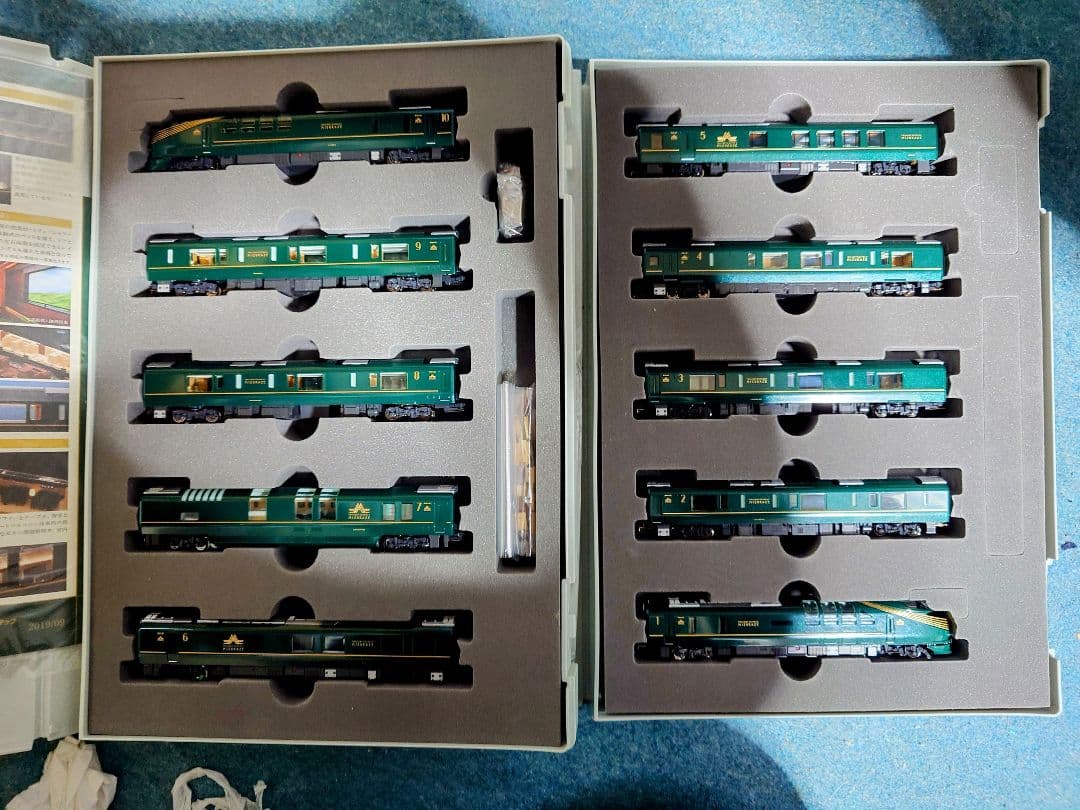 TOMIX トワイライトEXPRESS 瑞風　97912 室内表現シート付き