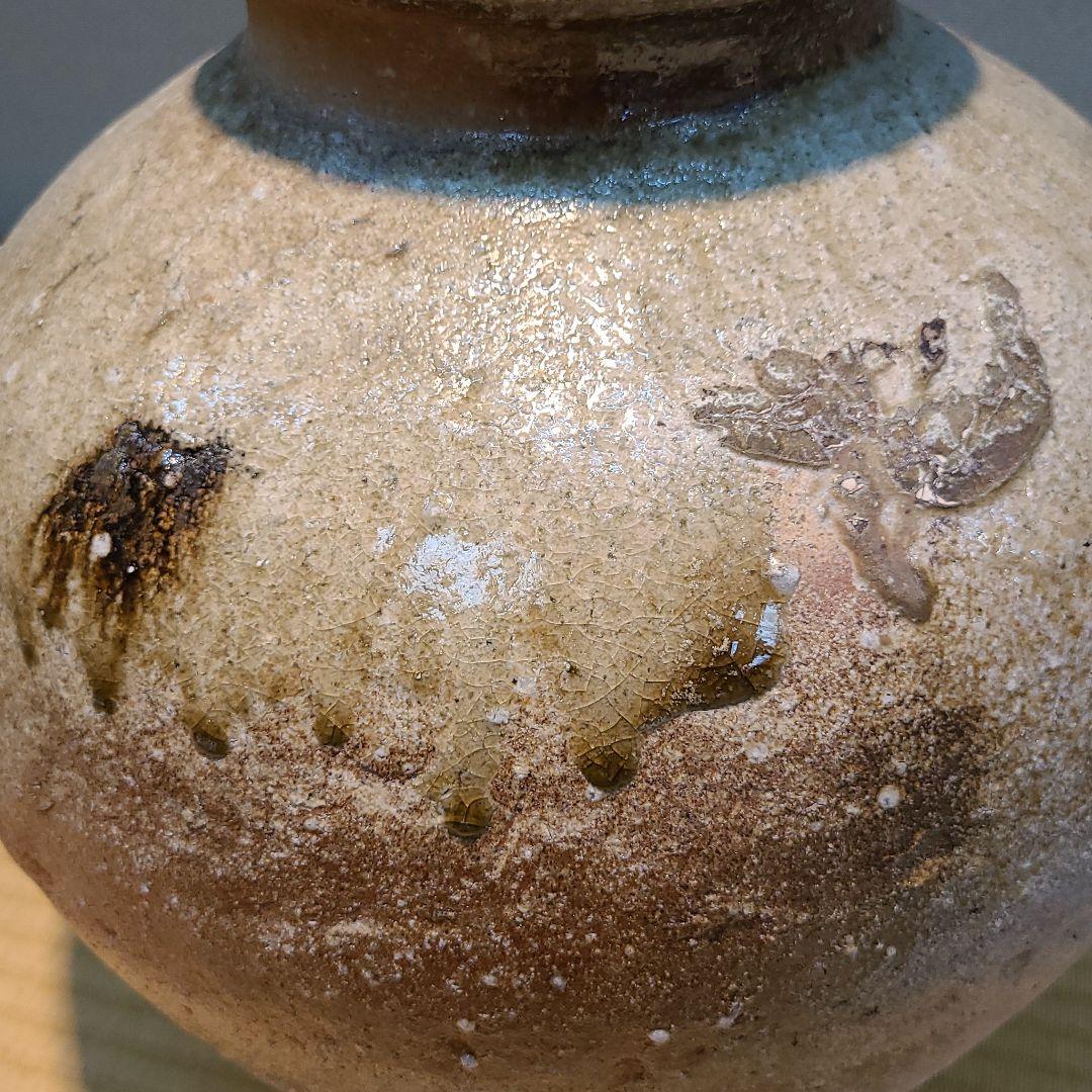 信楽焼 澤 克典作 信楽壷 高さ1尺1.5寸（約35cm） 共箱 本物保証