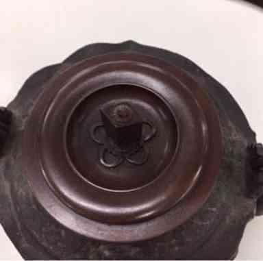 蝋型鉄瓶 鵜飼紋 亀寿堂写 89,250円の品