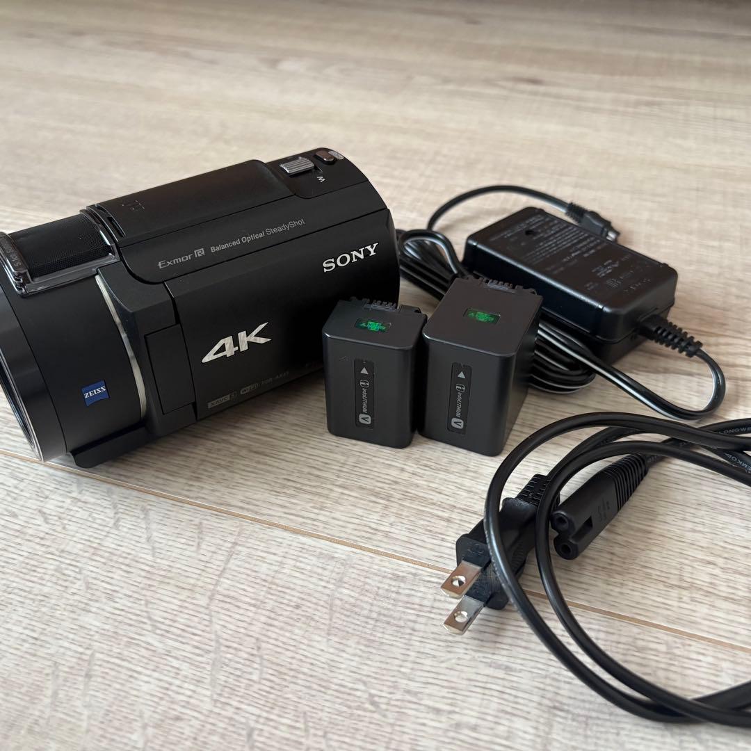 【動作確認済み】SONY FDR-AX45 4K ビデオカメラ 本体