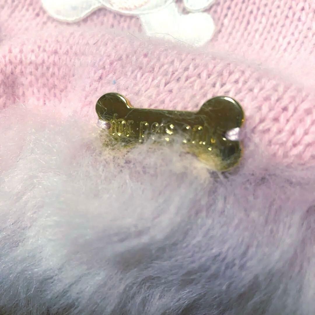 【新品未着用】for pets onlyベアーちゃんフード付きニット M