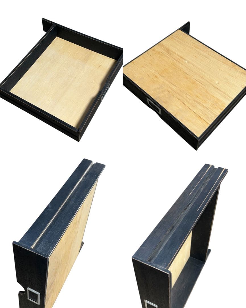 M&M カスタムパフォーマンス　木製5段収納ラック キャスター付き