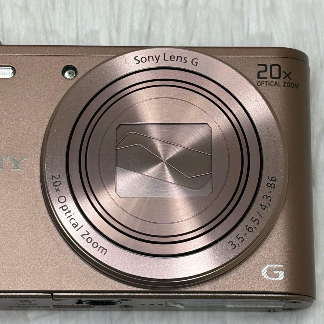 SONY カメラ　DSC-WX300 充電器　ブラウン　コンデジ　動作品