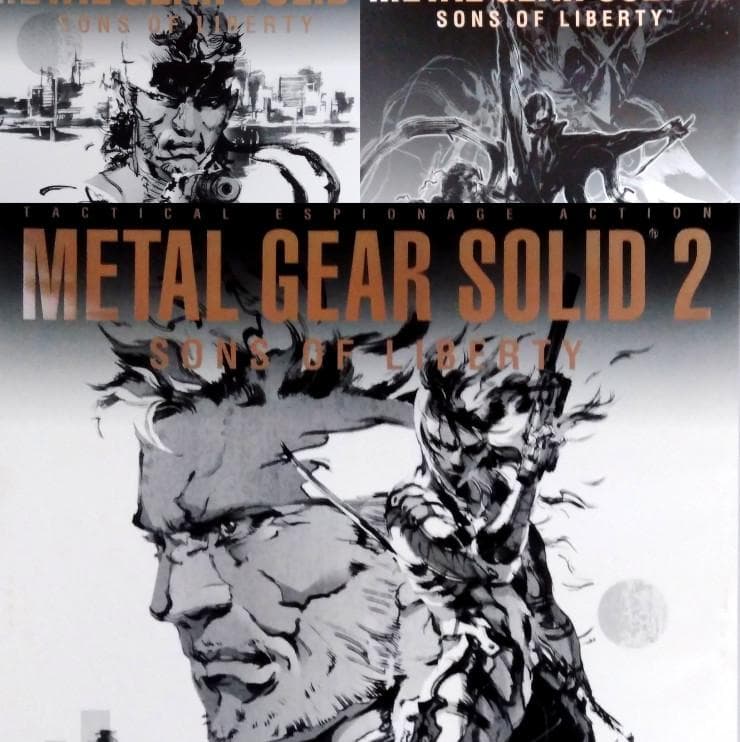メタルギアソリッド2 サンズオブリバティー３種セット　 B2販促ポスター