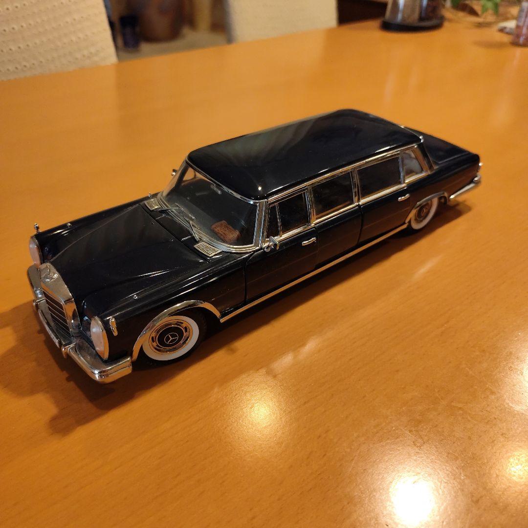 SunStar MB-600 ベンツ リムジン ネイビー 1/18