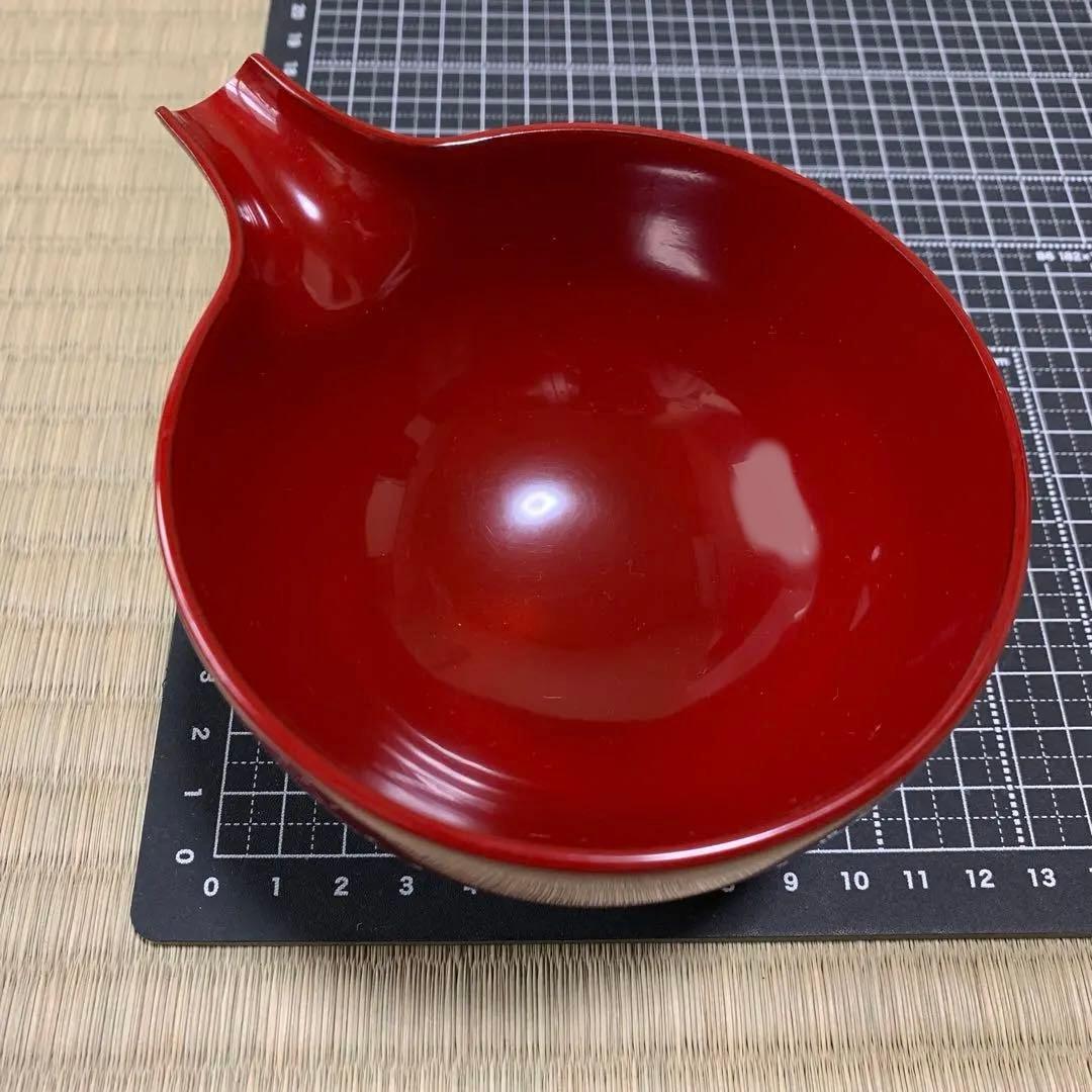 高級品 輪島塗 片口／朱塗