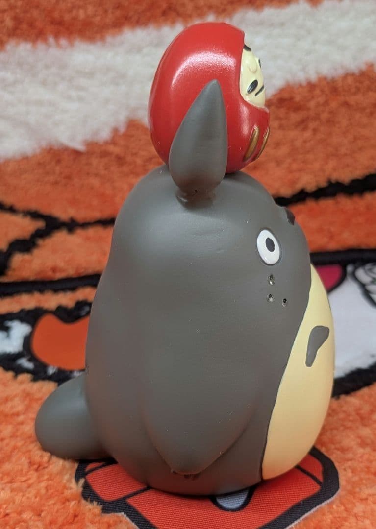 希少 となりのトトロ　めでたいお飾り　大トトロと小さいダルマ