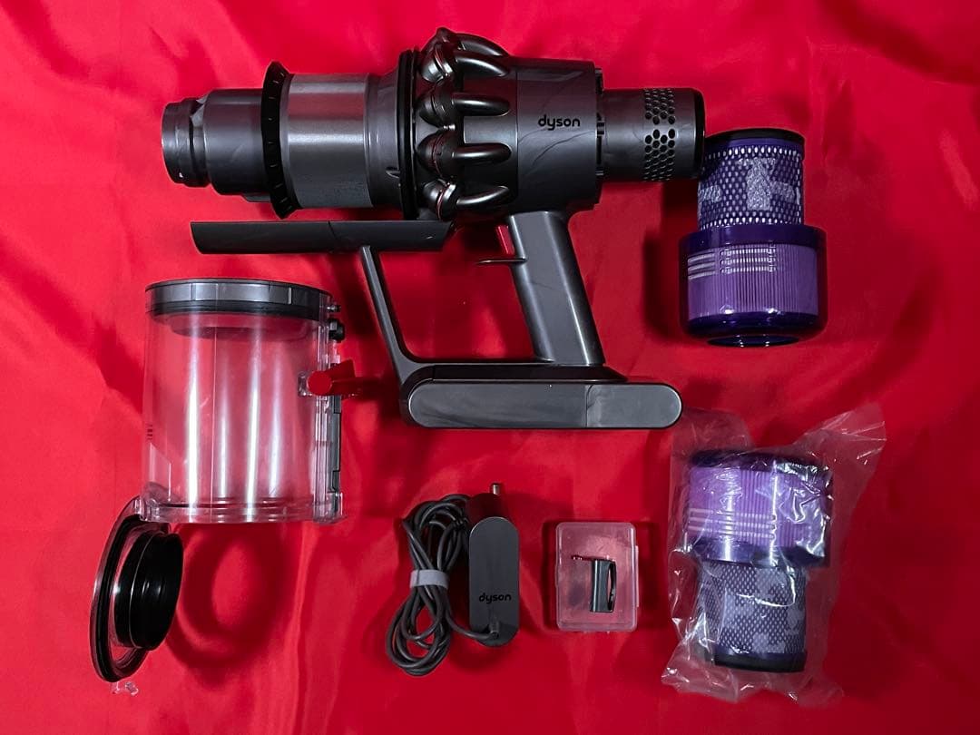 ダイソン④V11SV14 ２ヘッドから選択　美品ブルーパイプ　補強型トリガー装着
