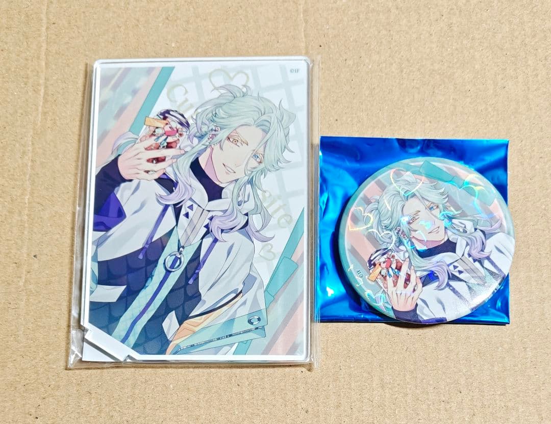 キューピットパラサイト ホワイトデー ピーター アクスタ 缶バッジ キュピパラ