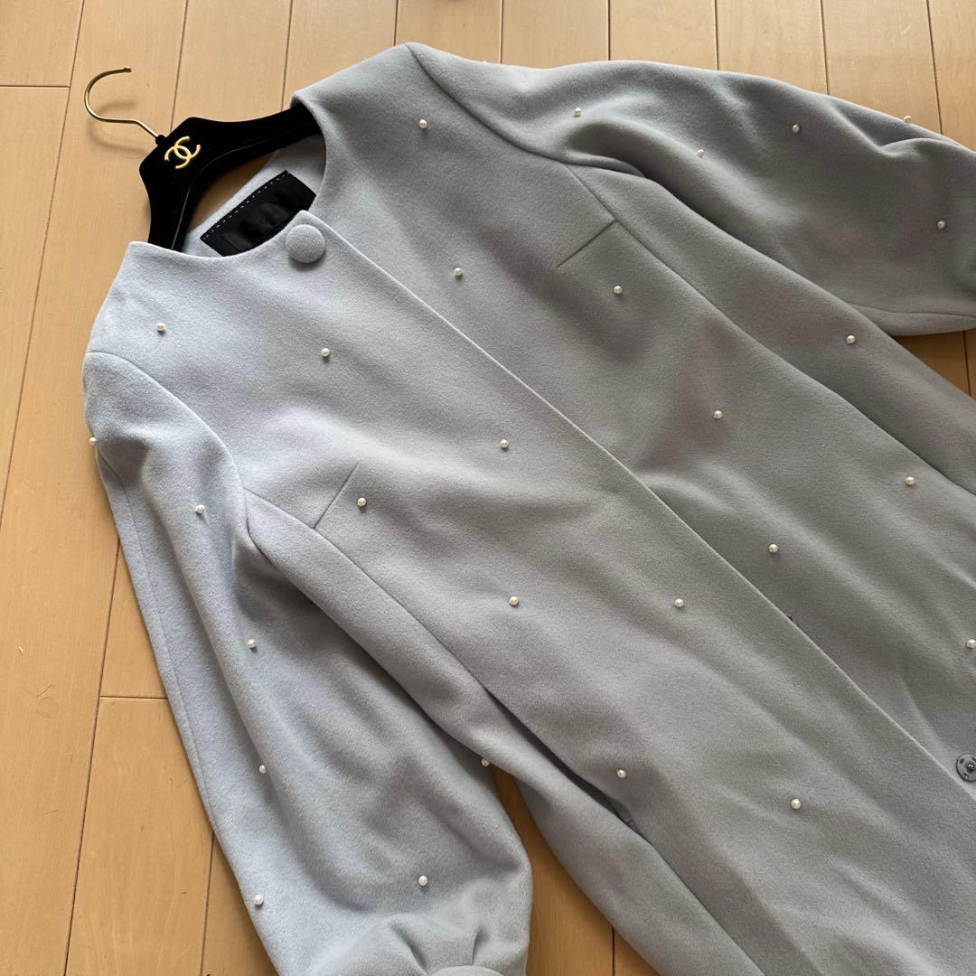 TOBECHICトゥービシック　　パール付　コート　冬　アウター