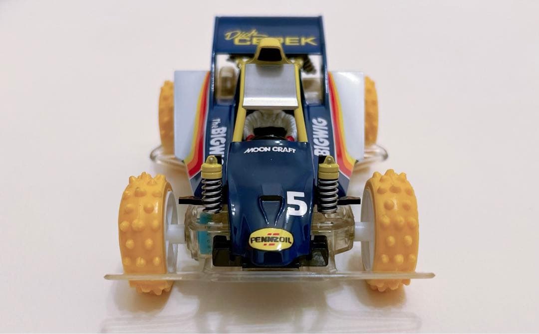 【絶版・透明シャーシ版・希少極美品・全塗装】タミヤ ビッグウィング ミニ四駆