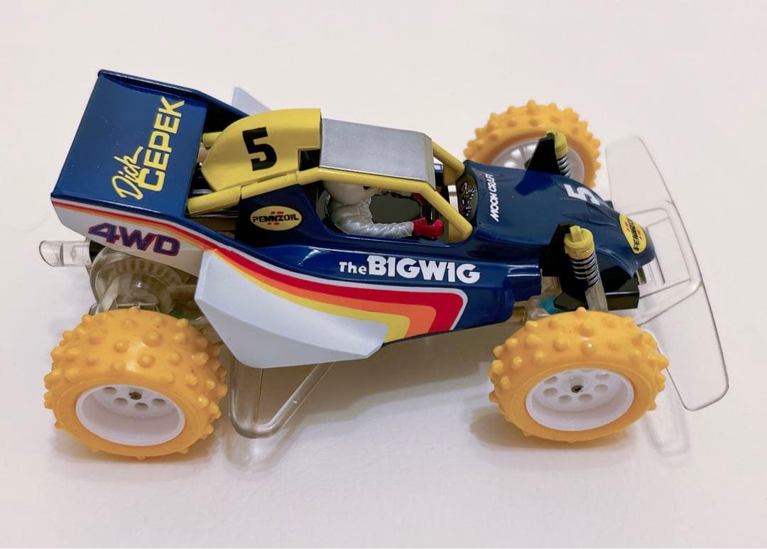 【絶版・透明シャーシ版・希少極美品・全塗装】タミヤ ビッグウィング ミニ四駆