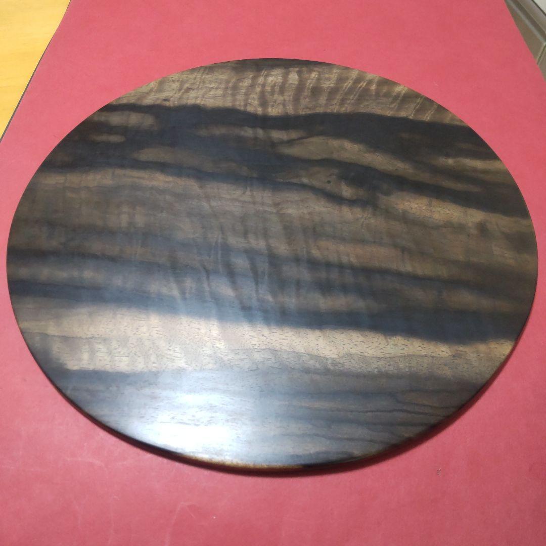 『003』の極上杢黒柿の置物台