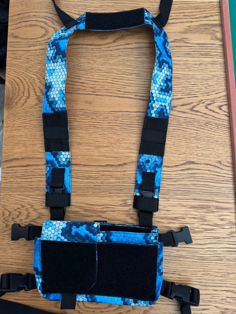 チェストリグ TEMPTALIA Xpac 青　パッチ付き