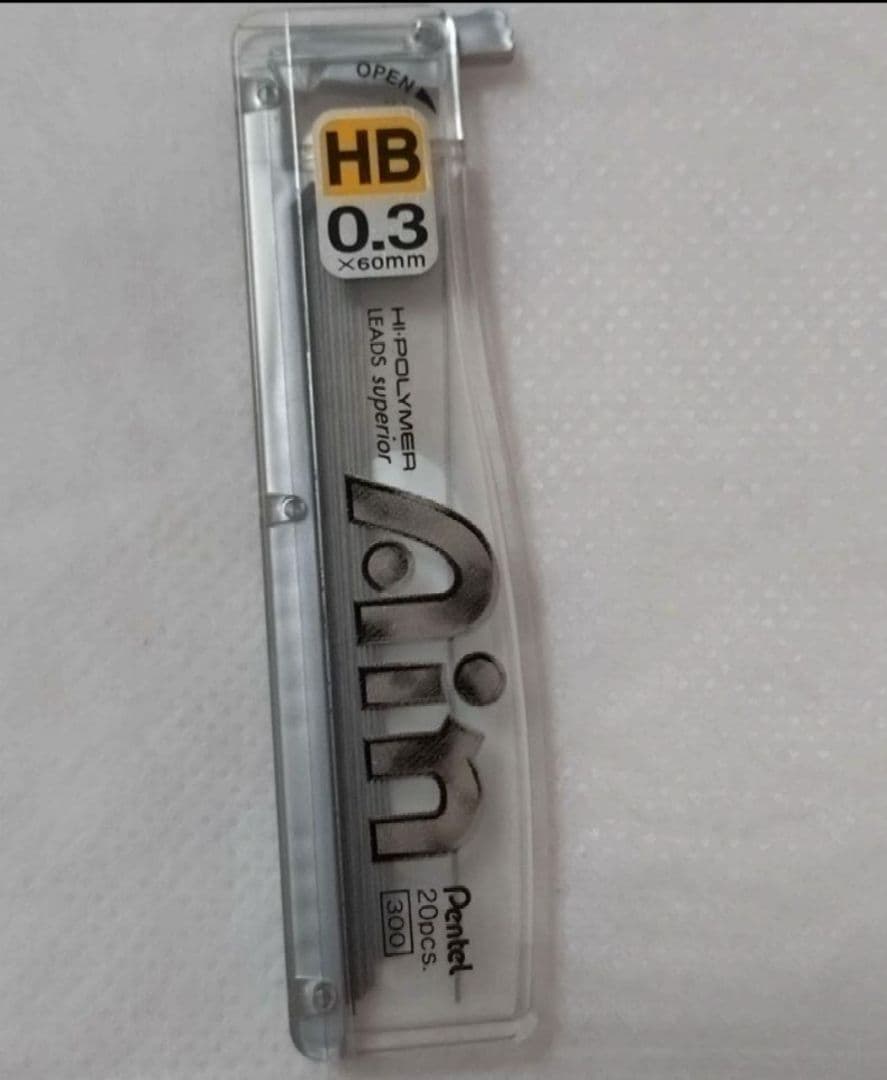 中古美品0.3pilotパイロットシャープペンブラック金属竿箱芯セット　送料無料