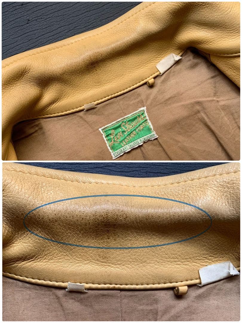 LVC 渾身の復刻品30s Menlo jacket 希少な鹿革　イタリア製