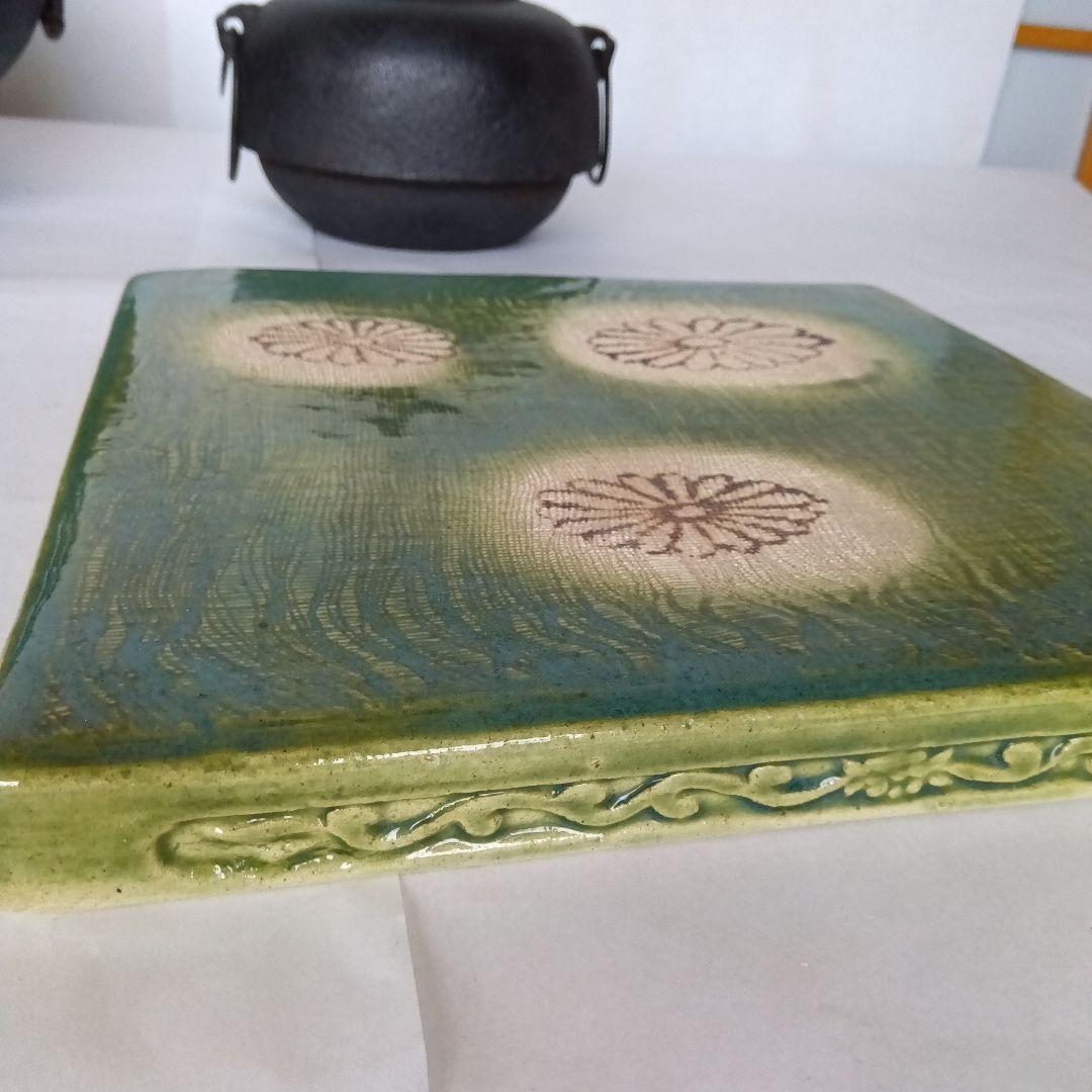 茶道具 鬼面風炉釜