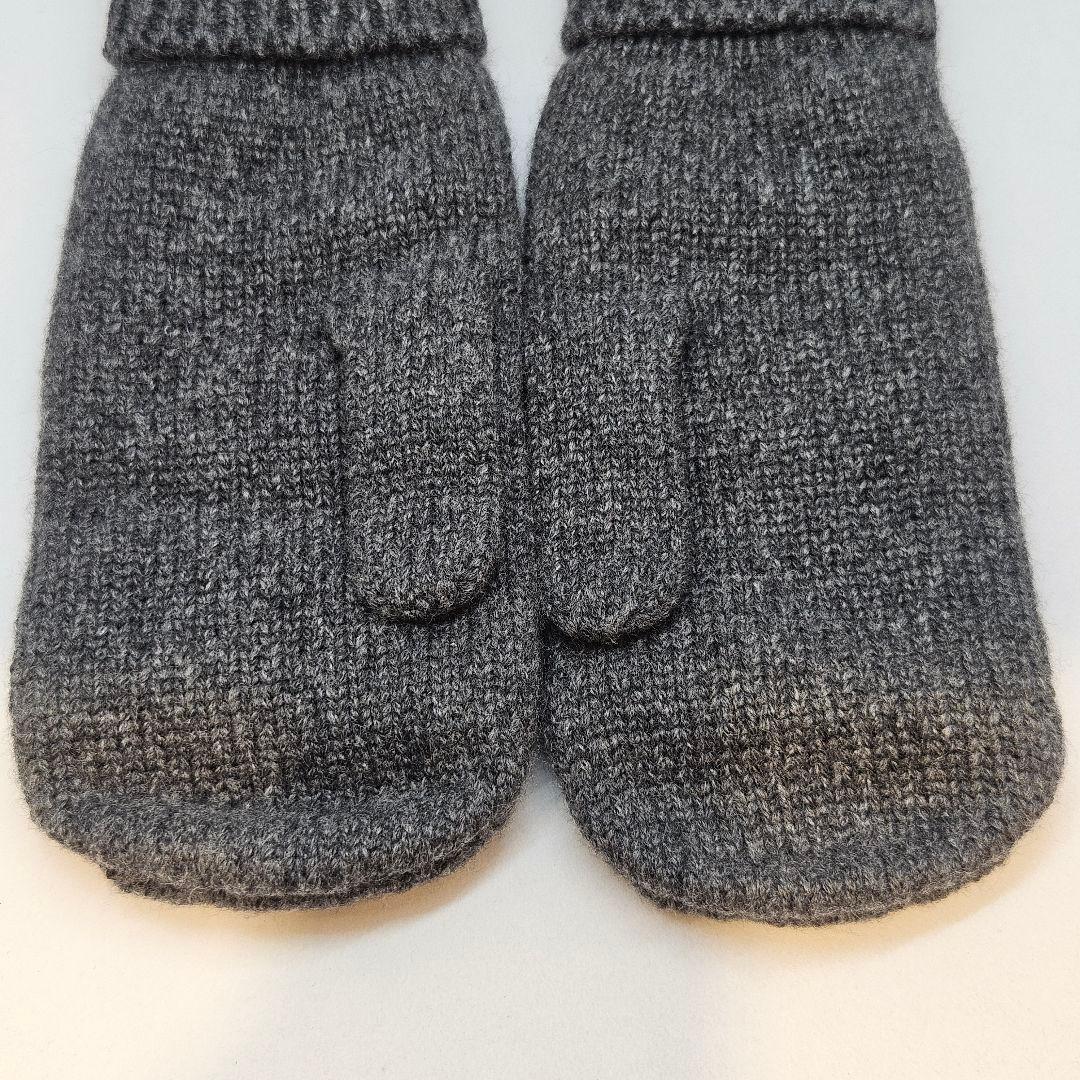 新品 エルメス ミトン ウインター フォーブル グレー 手袋