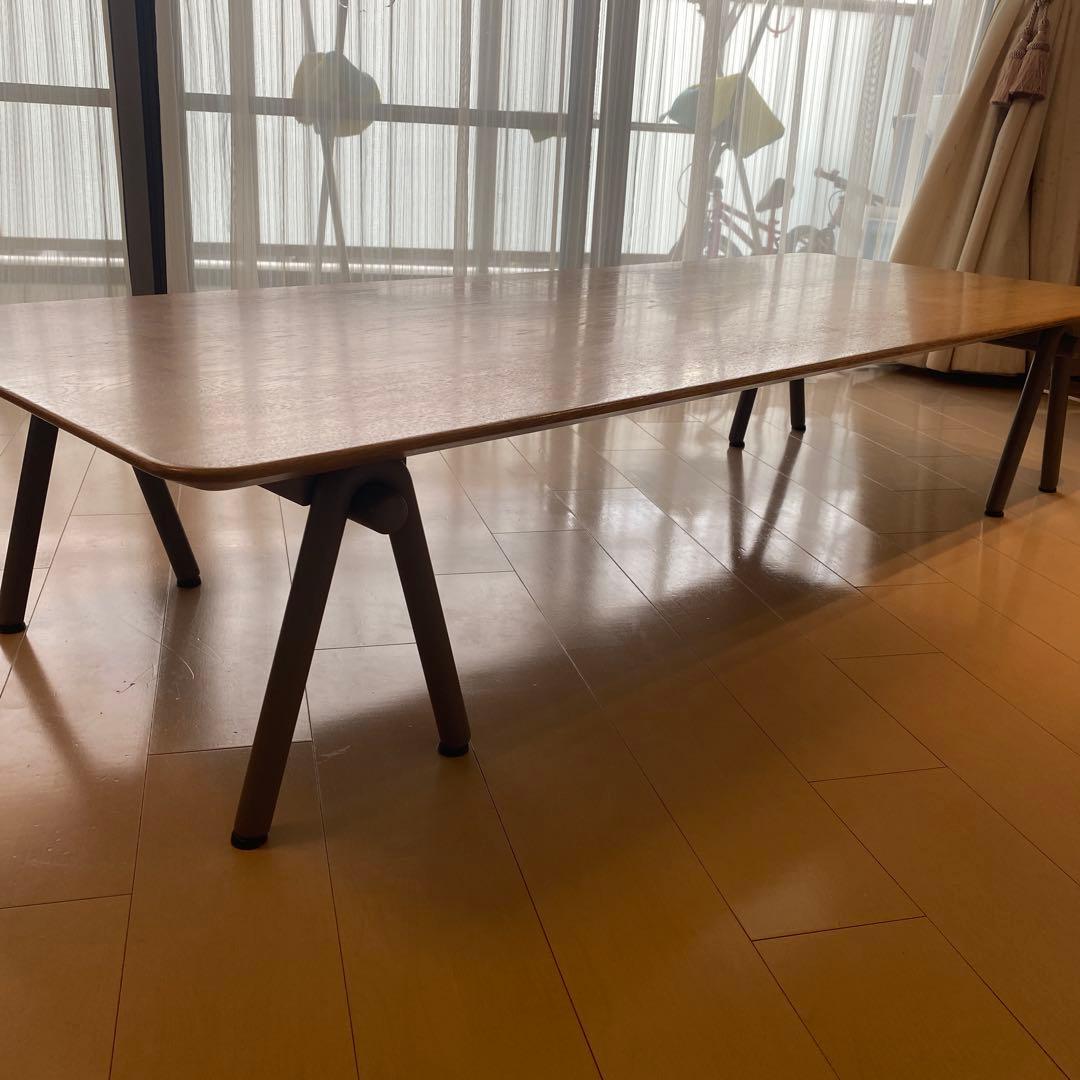 ACTUS ダイニング ローテーブル ナラ無垢材 オーク材