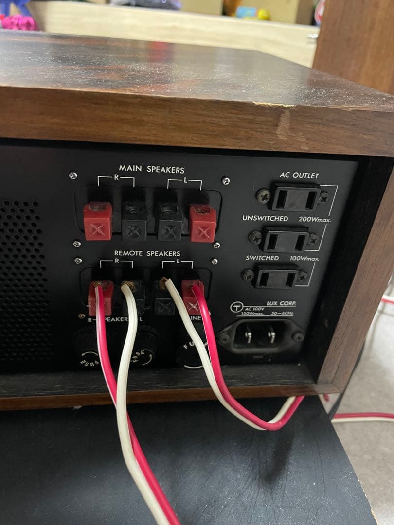 LUXMAN 504 ソリッドステートアンプ音出し確認済み