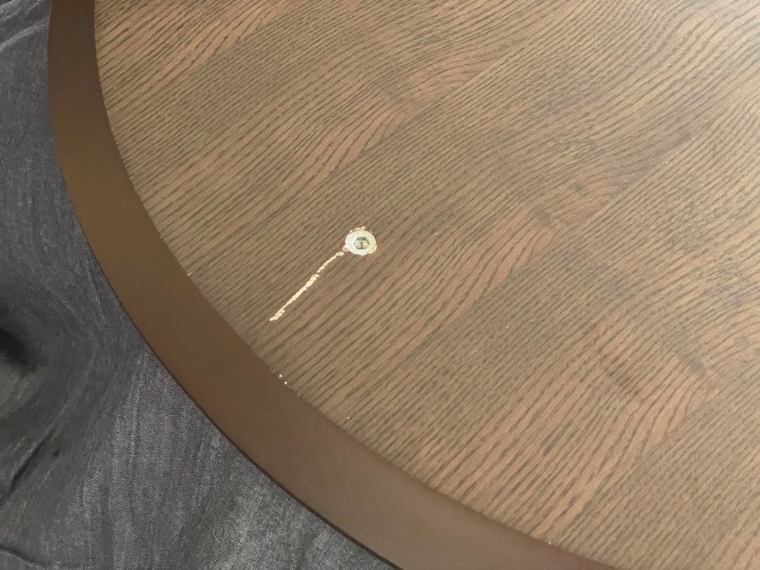 【中古】MUJI 楕円こたつセット（専用こたつ布団＆下敷ラグ）