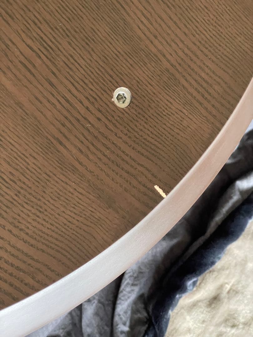 【中古】MUJI 楕円こたつセット（専用こたつ布団＆下敷ラグ）