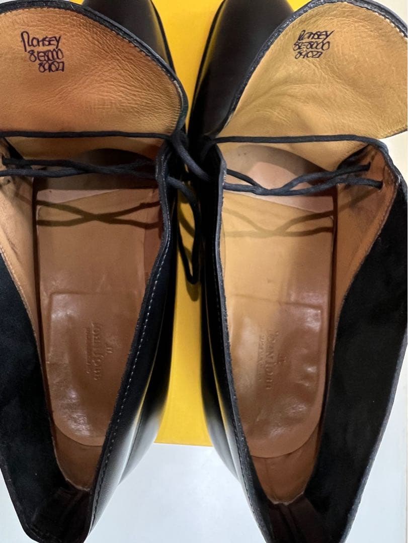 【渋わん】JOHN LOBB ROMSEY ８E BLACK 27㎝